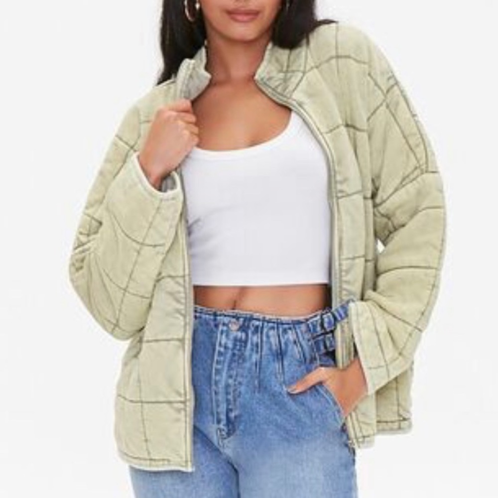 Forever 21 Quilted Jacket (FP Dupe)